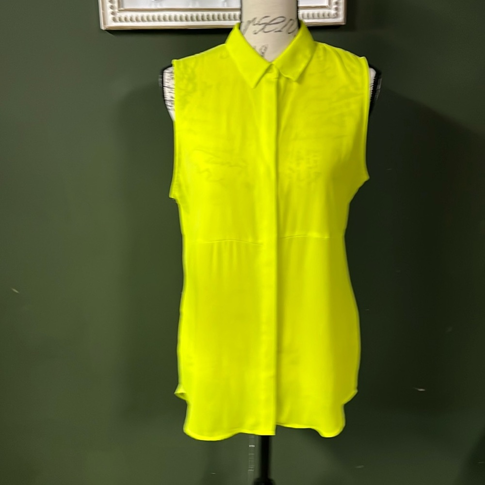 Bright Yellow/green blouse